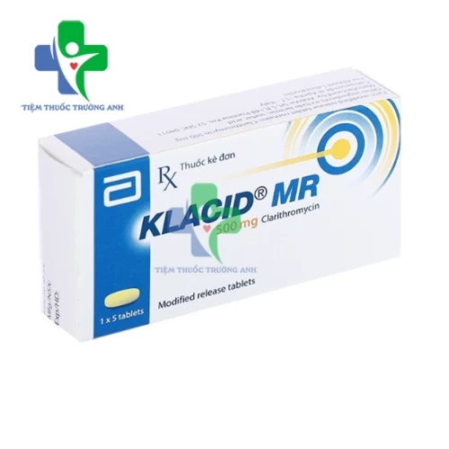 Klacid MR 500mg Abbott - Thuốc điều trị nhiễm khuẩn